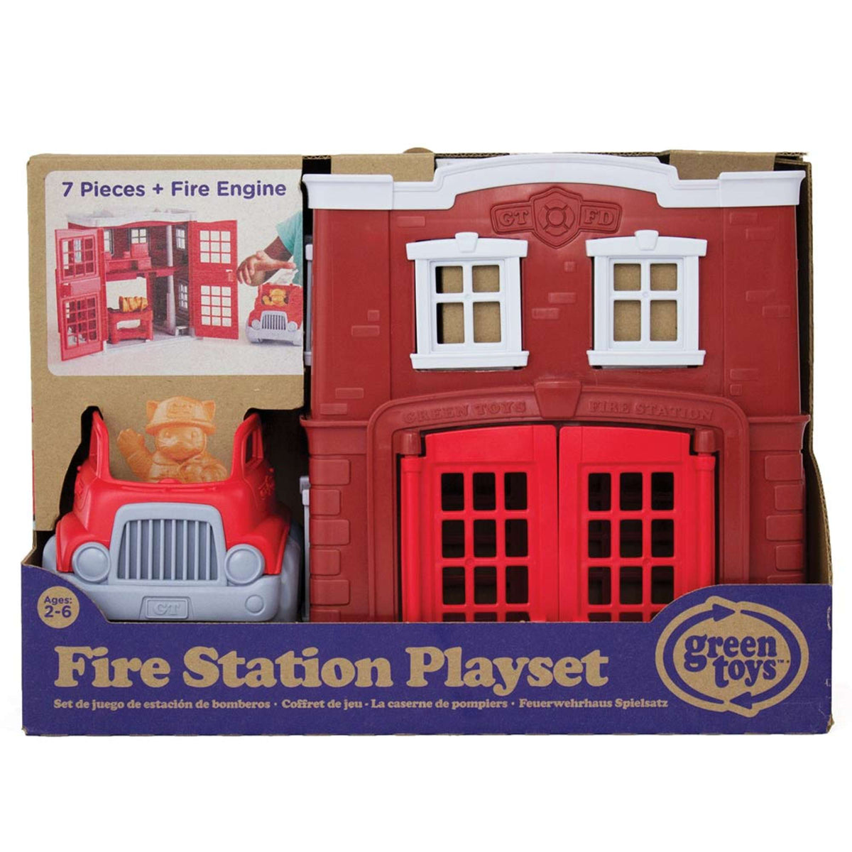 Fire Station Playset - Toby Tiger UK