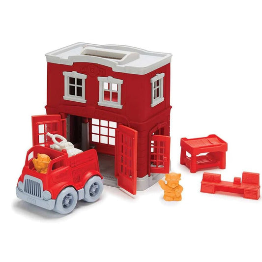 Fire Station Playset - Toby Tiger UK