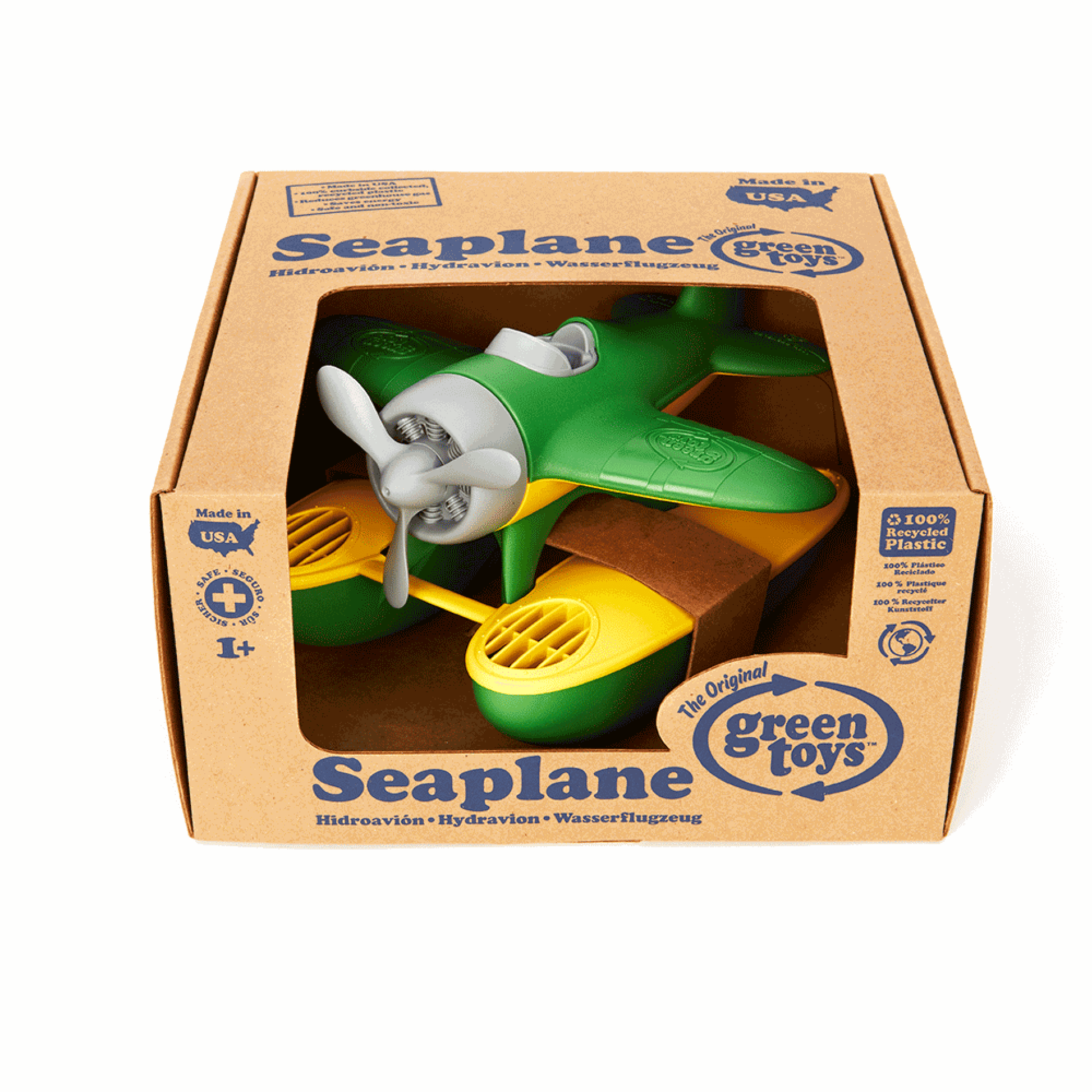 Green and Yellow Seaplane - Toby Tiger UK