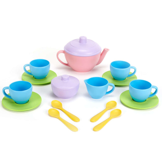 Tea Set with Pink Teapot - Toby Tiger UK