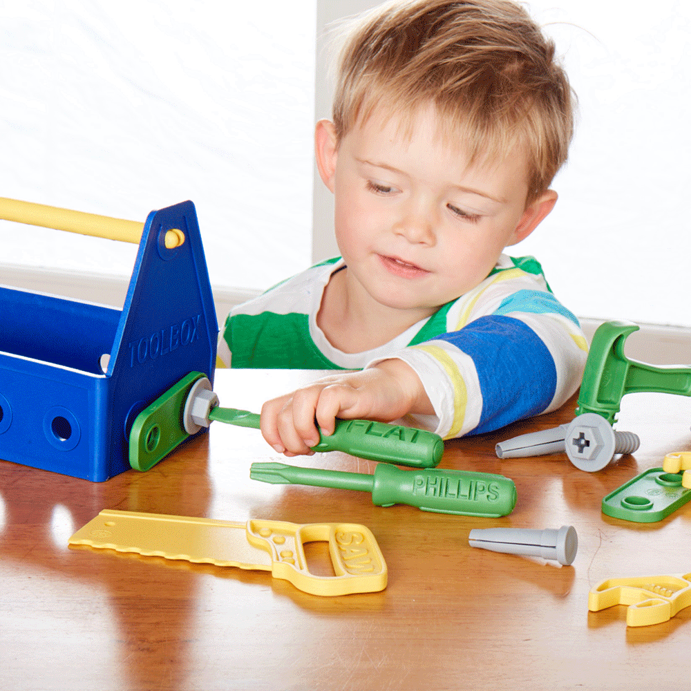 Blue Tool Toy Set (Eco Toy) - Toby Tiger