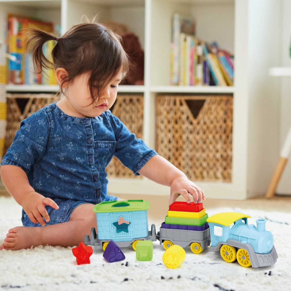 Stack & Sort Train (Eco Toy) - Toby Tiger