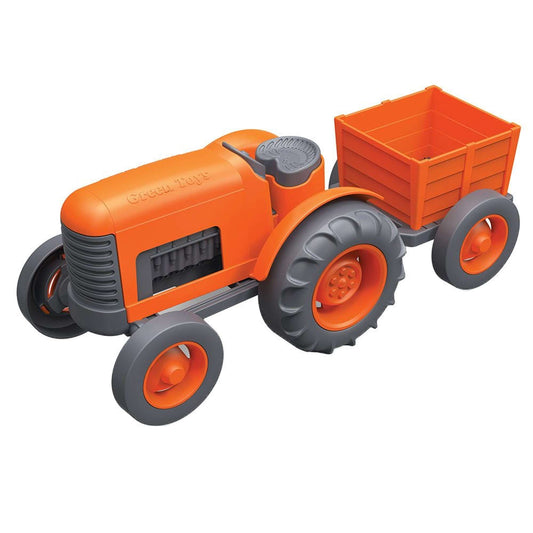Orange Toy Tractor - Toby Tiger