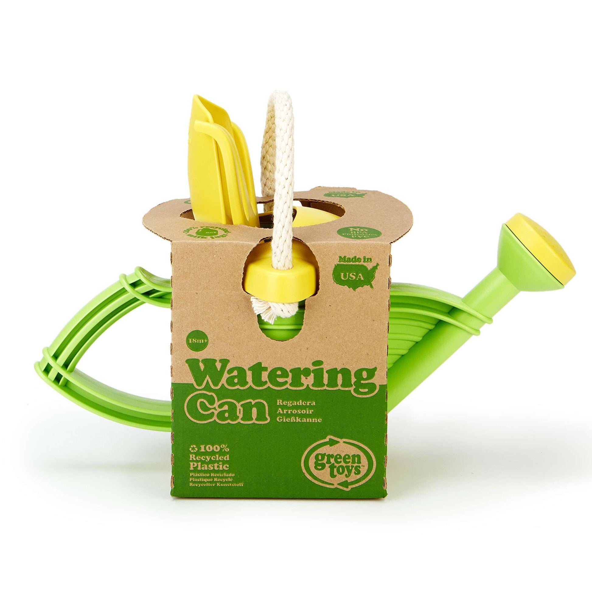 Green Watering Can - Toby Tiger UK