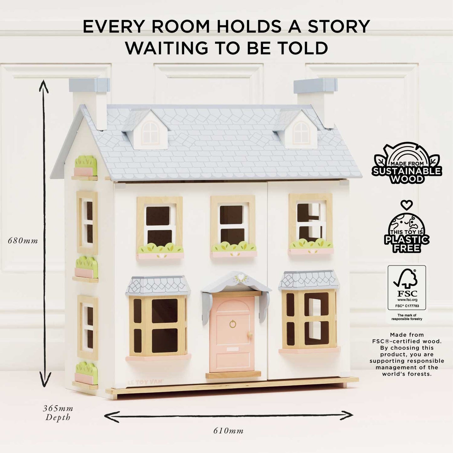 Mayberry Manor Wooden Dolls House - Toby Tiger