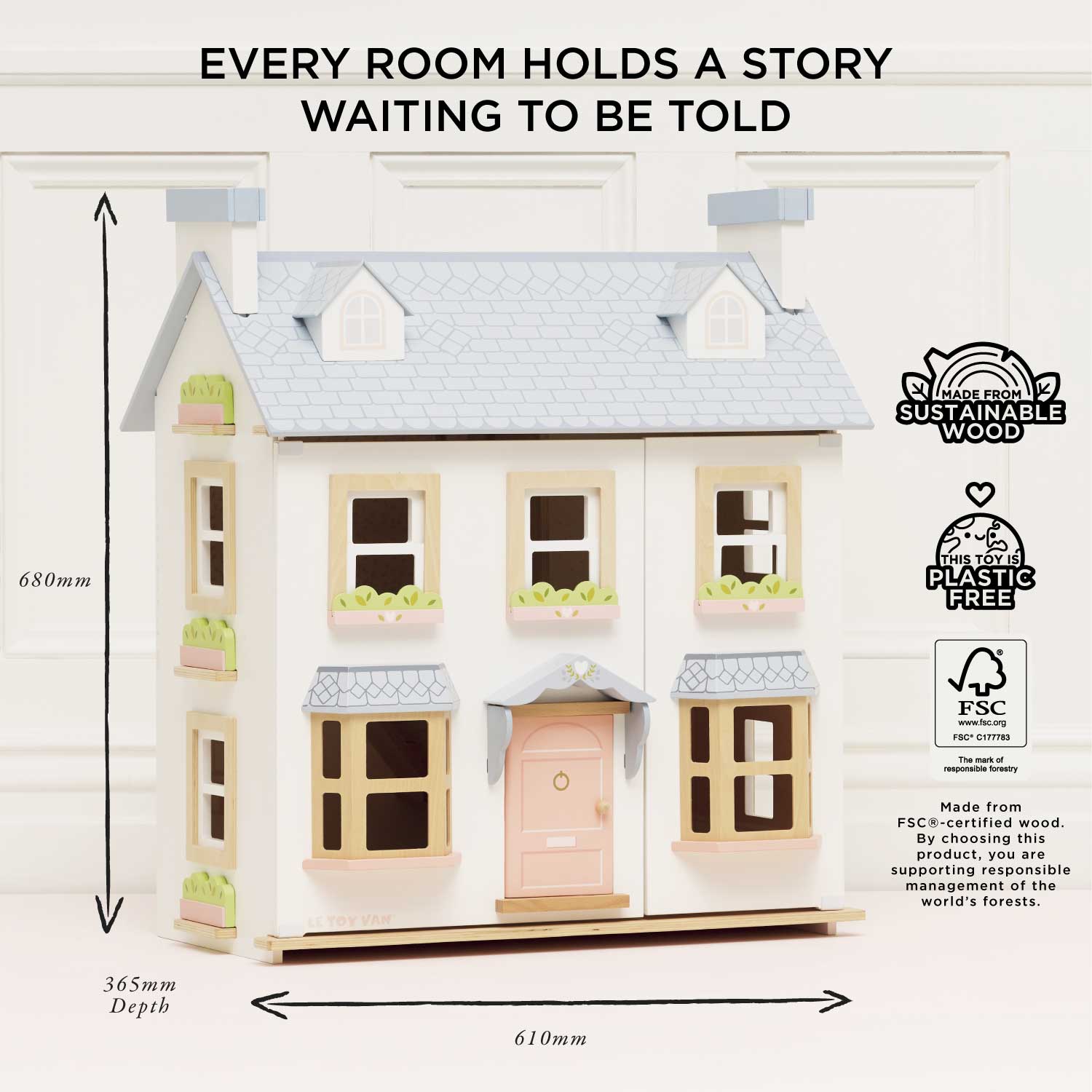 Mayberry Manor Wooden Dolls House - Toby Tiger