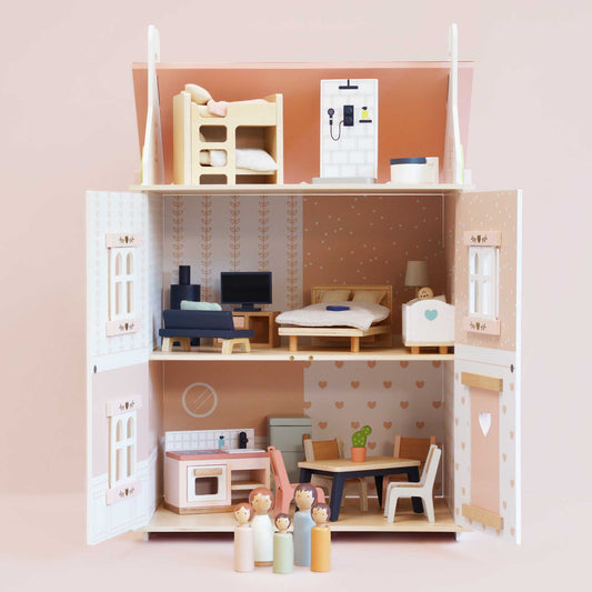 Roseheart Wooden Dolls House - Toby Tiger UK