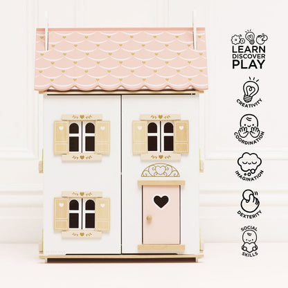 Roseheart Wooden Dolls House - Toby Tiger UK