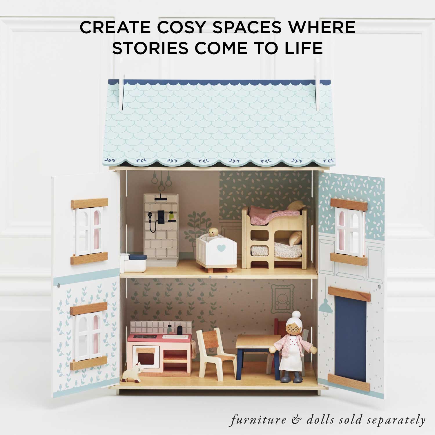 Bluebelle Wooden Dolls House - Toby Tiger UK
