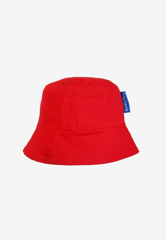 Red Baby Sun Hat - Toby Tiger