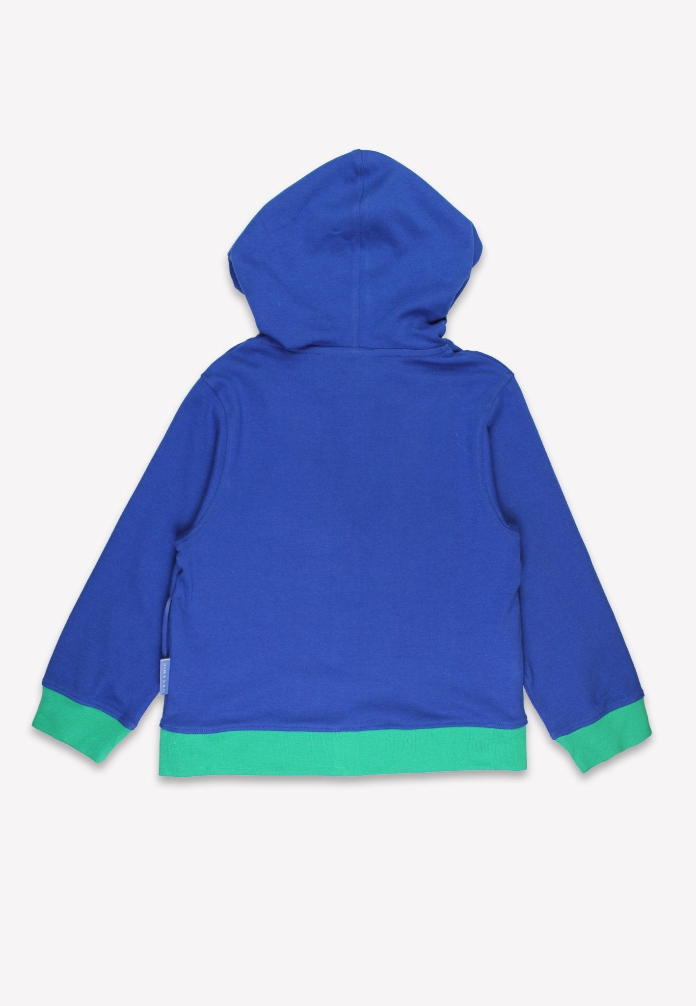 Organic Toys Bicycle Dinosaur Applique Hoodie - Toby Tiger