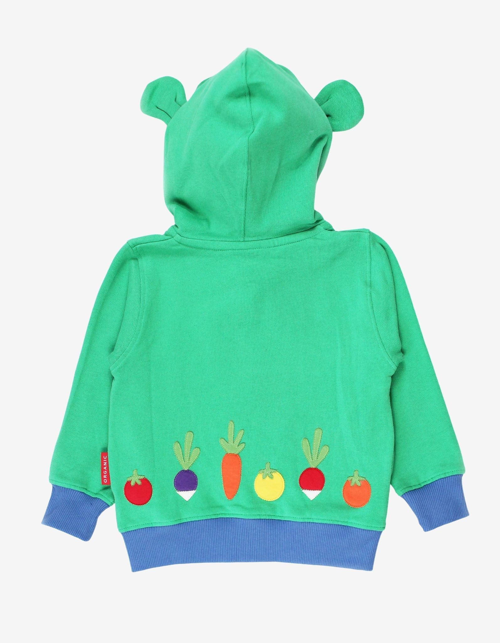 Organic Frog Applique Hoodie - Toby Tiger UK Retail