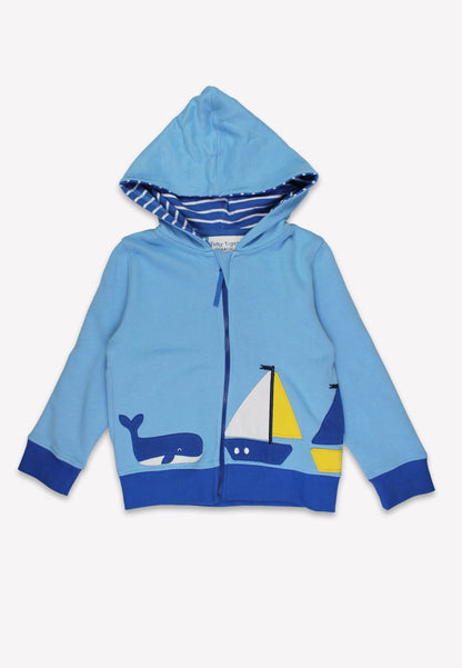Organic St Ives Applique Hoodie - Toby Tiger