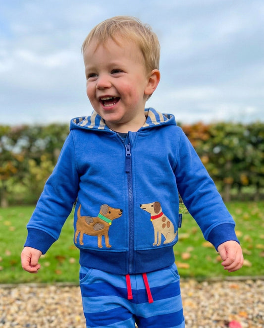Organic Dog Applique Hoodie