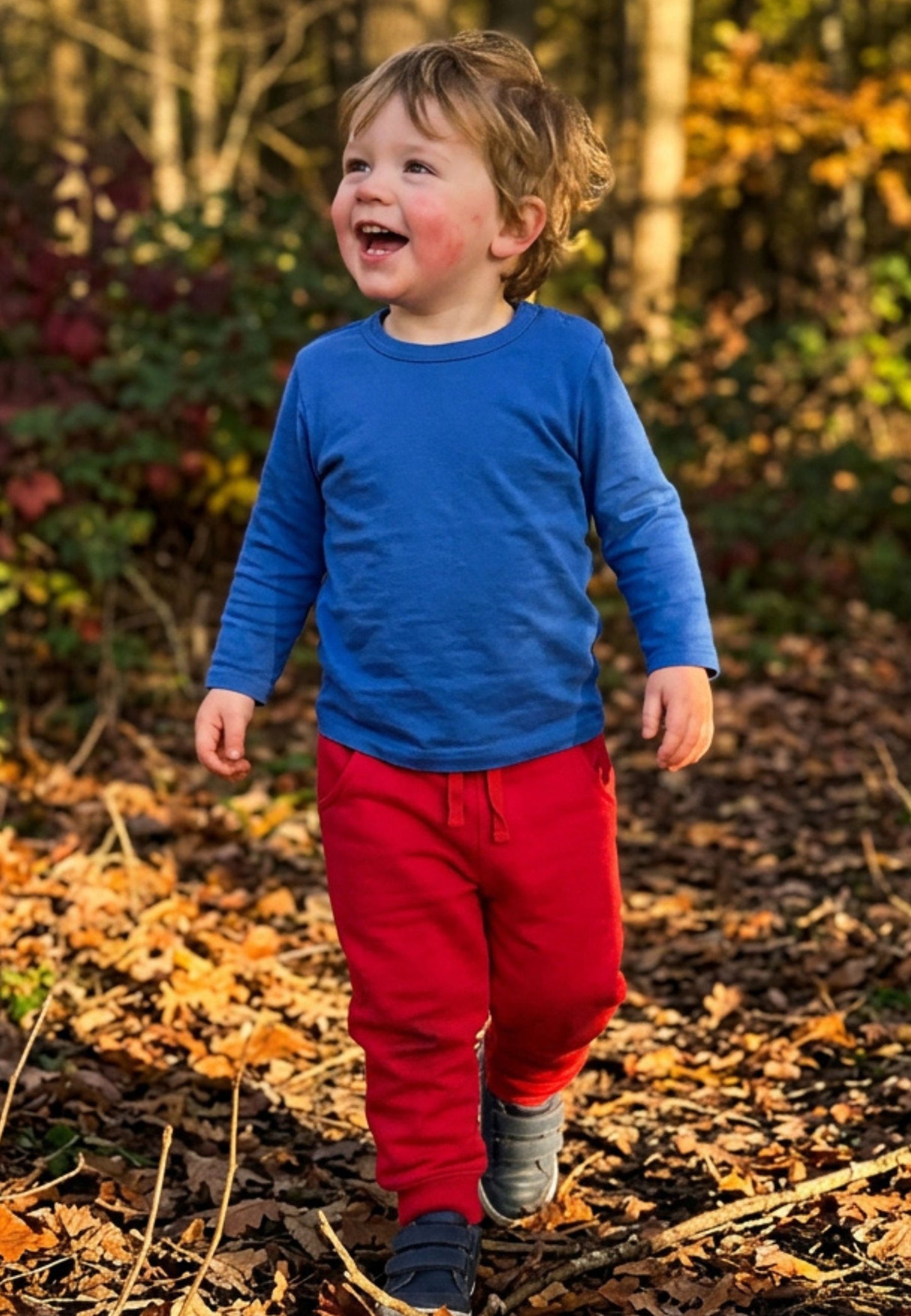 Organic Red Joggers