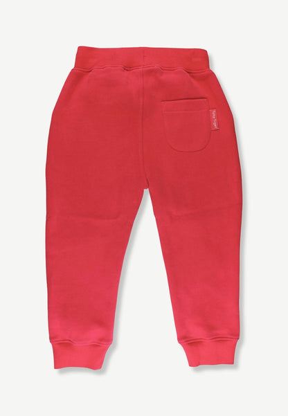 Organic Red Joggers - Toby Tiger UK