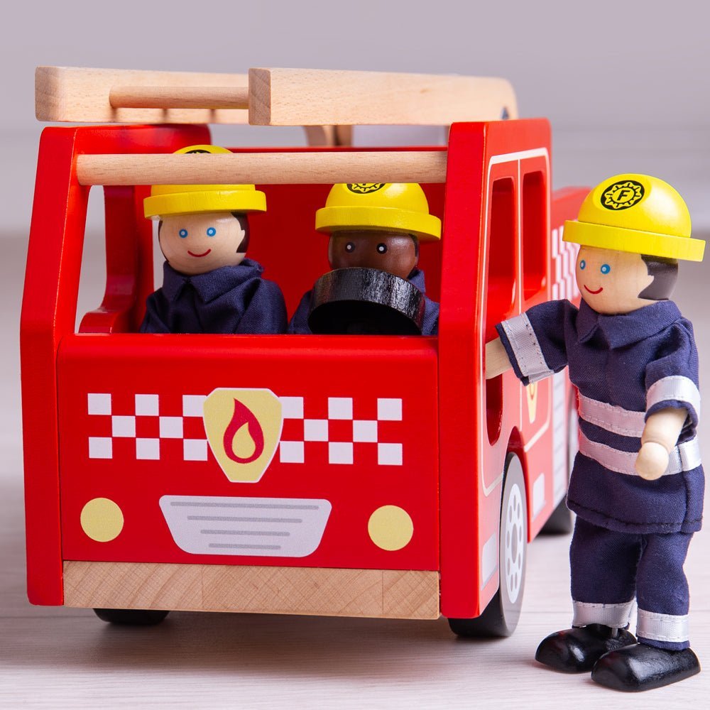 City Fire Engine Toy - Toby Tiger UK Retail