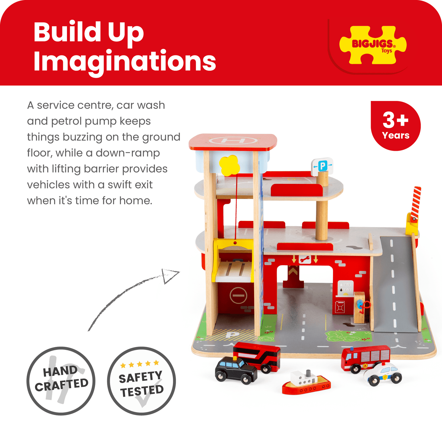 Park & Play Toy Garage - Toby Tiger