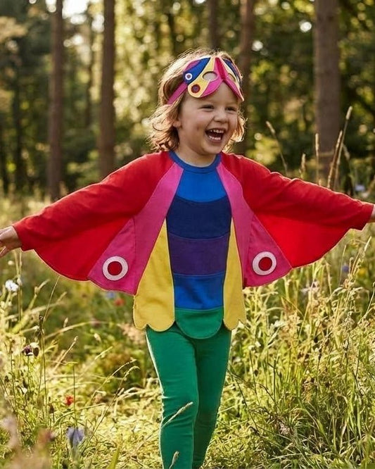 Organic Butterfly T-Shirt & Mask Set - Toby Tiger UK