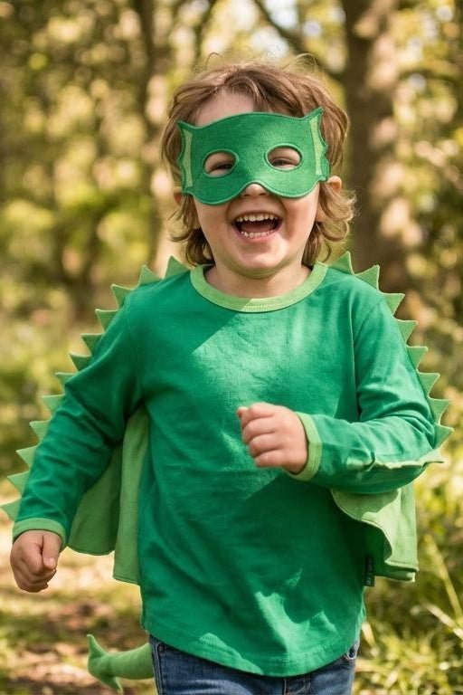 Organic Dragon T-Shirt & Mask Set - Toby Tiger UK