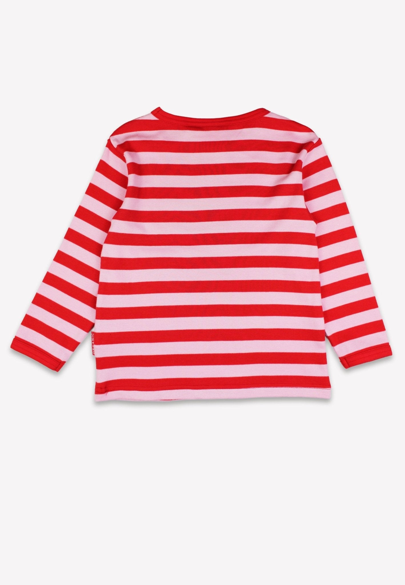 Organic Pink Horse Applique Long Sleeved T-Shirt - Toby Tiger