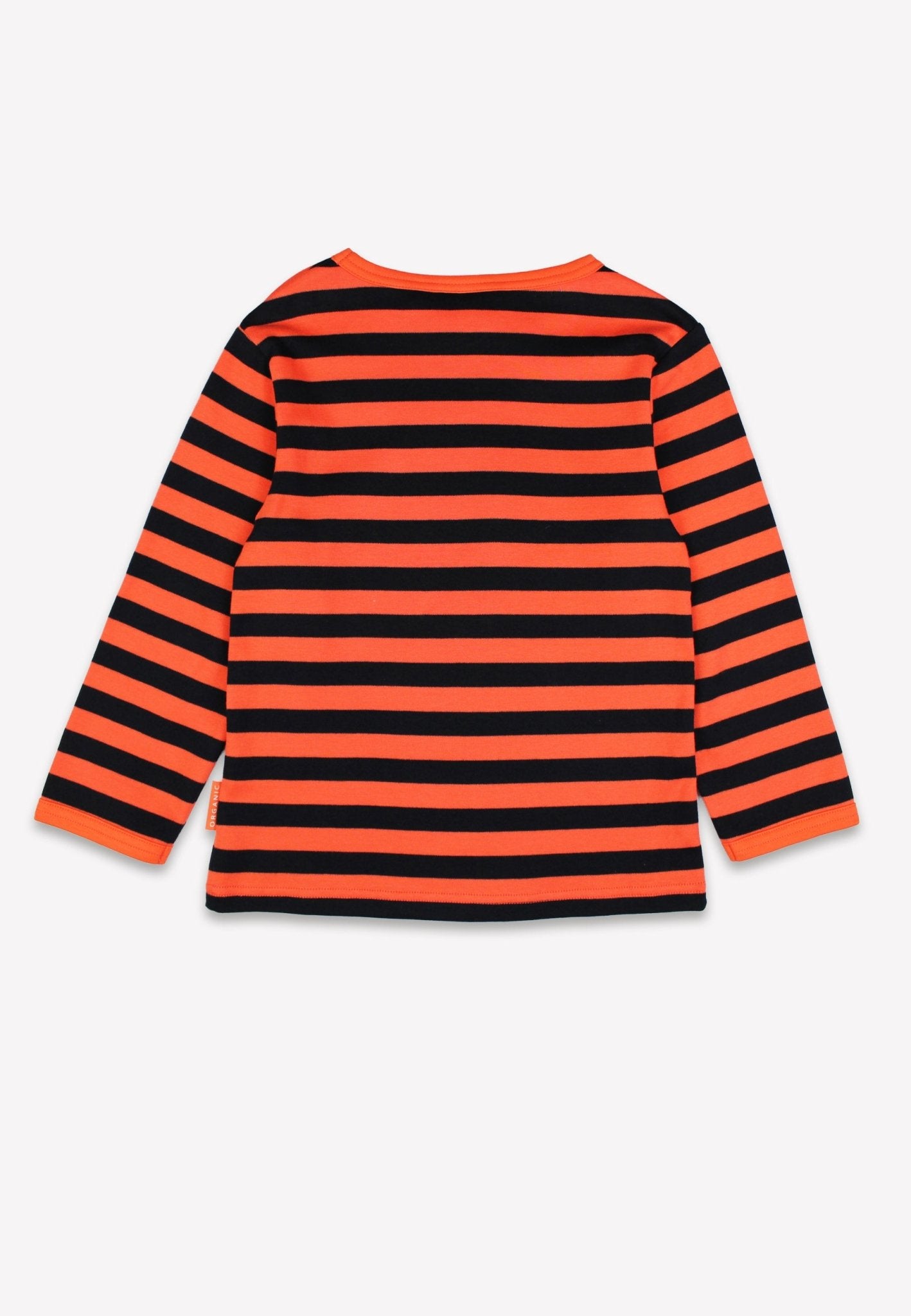 Organic Happy Ghost Applique Long Sleeved T-Shirt - Toby Tiger