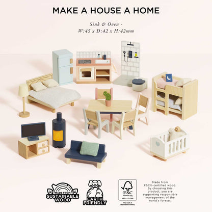 Complete Dolls House Furniture Set - Toby Tiger UK