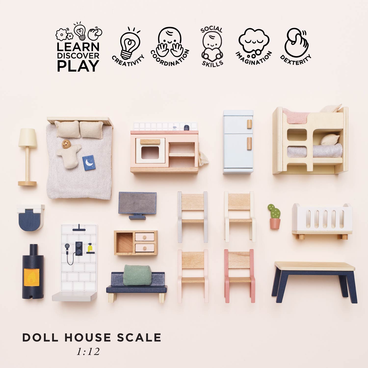 Complete Dolls House Furniture Set - Toby Tiger UK