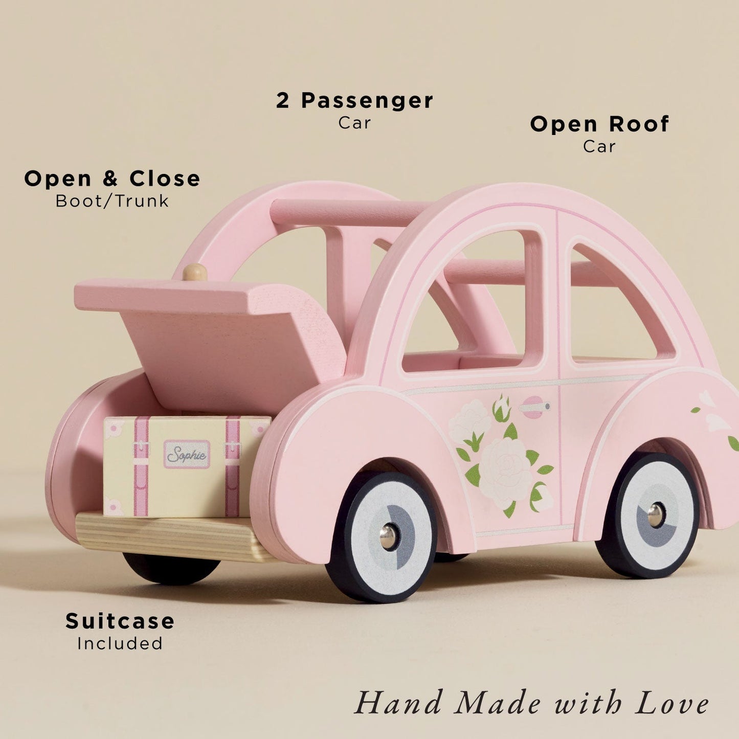 Sophie's Dolls House Toy Car - Toby Tiger UK