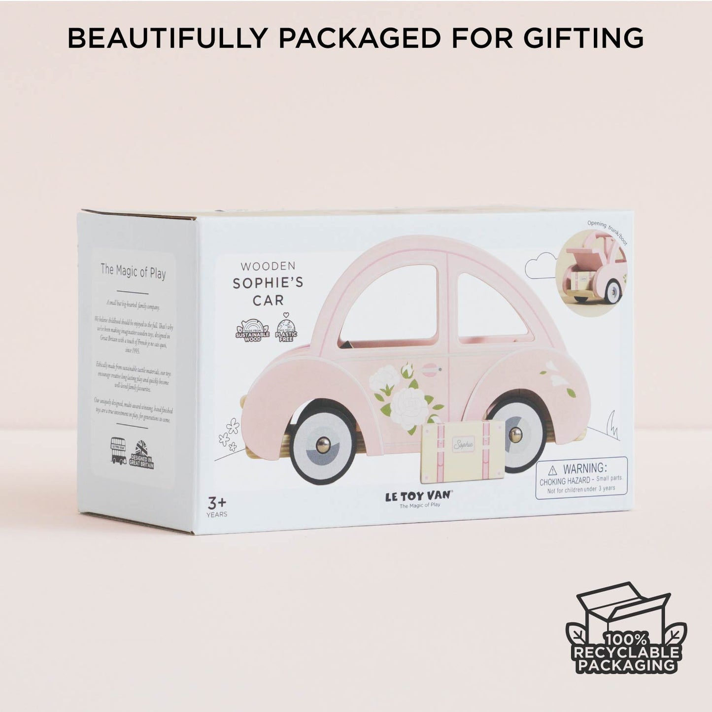 Sophie's Dolls House Toy Car - Toby Tiger UK