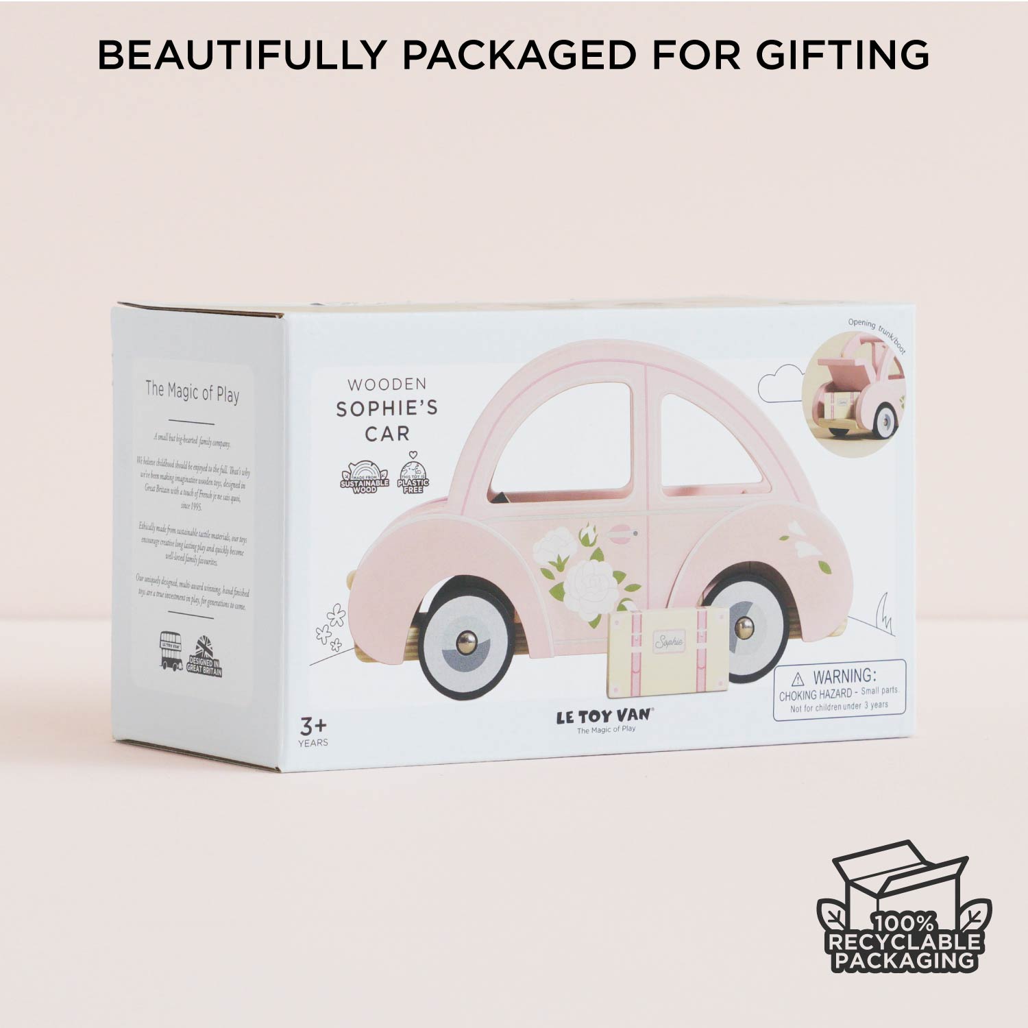 Sophie's Dolls House Toy Car - Toby Tiger UK