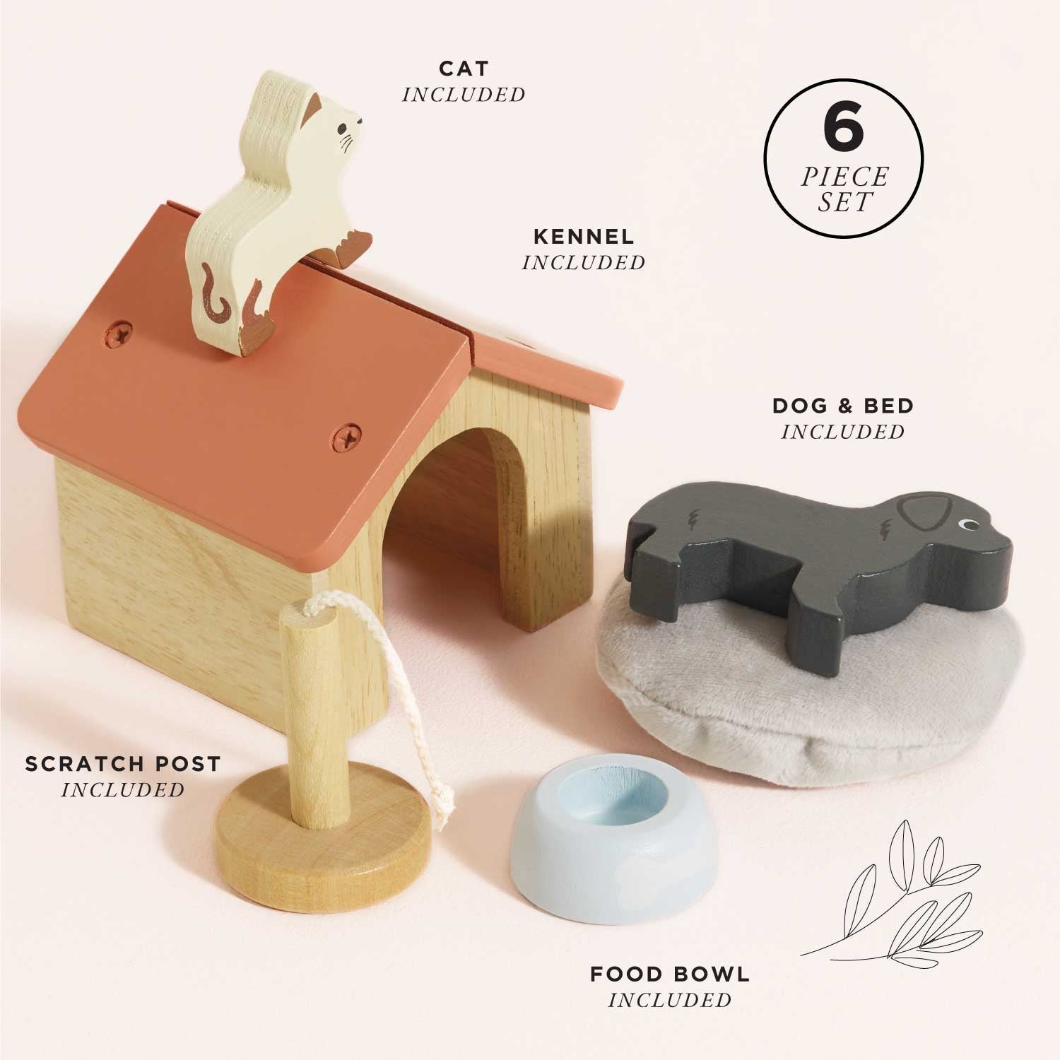 Dolls House Pet Set - Toby Tiger UK