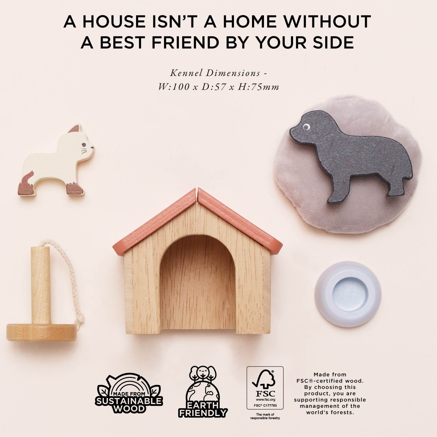 Dolls House Pet Set - Toby Tiger UK