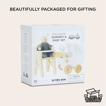 Dolls House Nursery & Baby Set - Toby Tiger UK