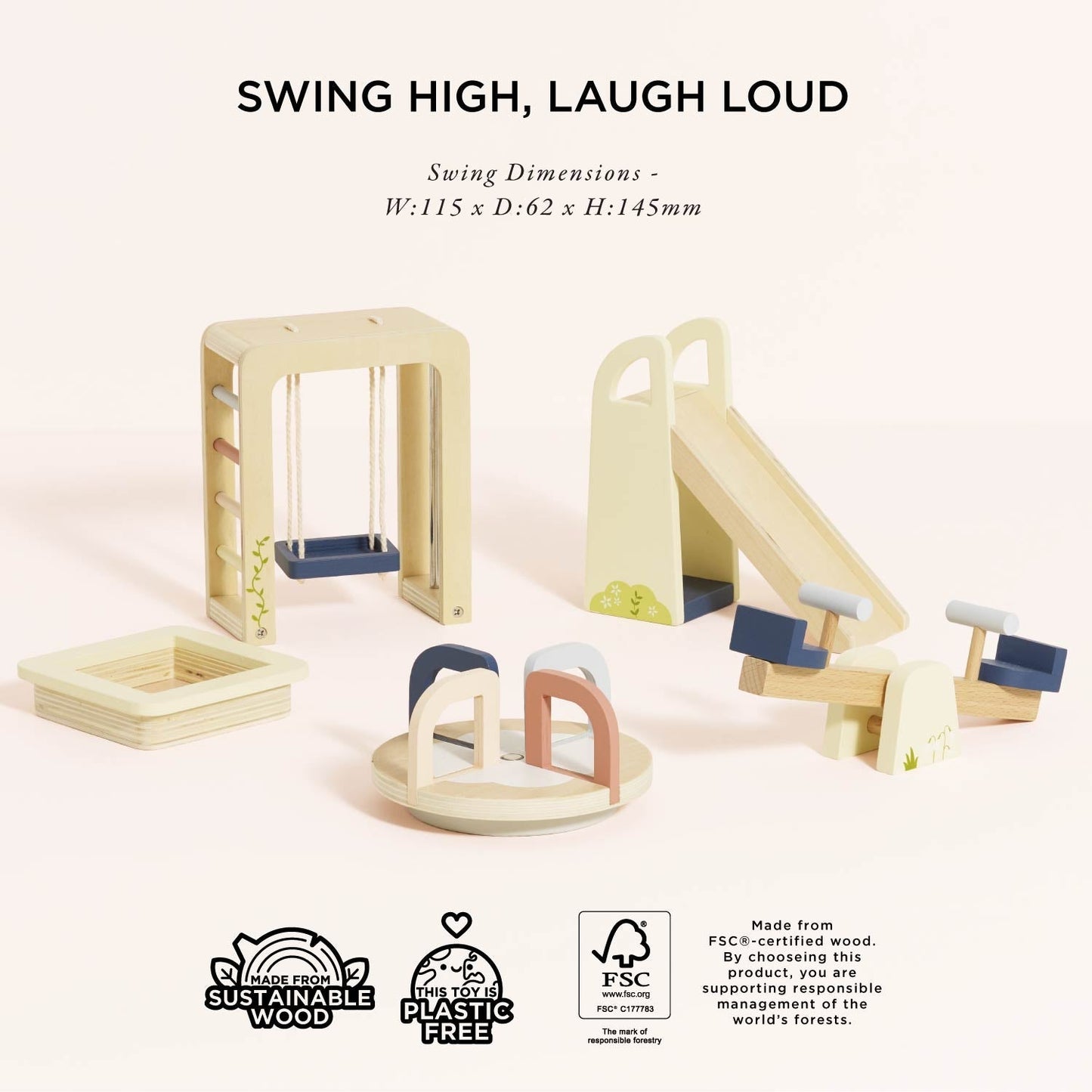 Dolls House Outdoor Play Furniture - Toby Tiger UK
