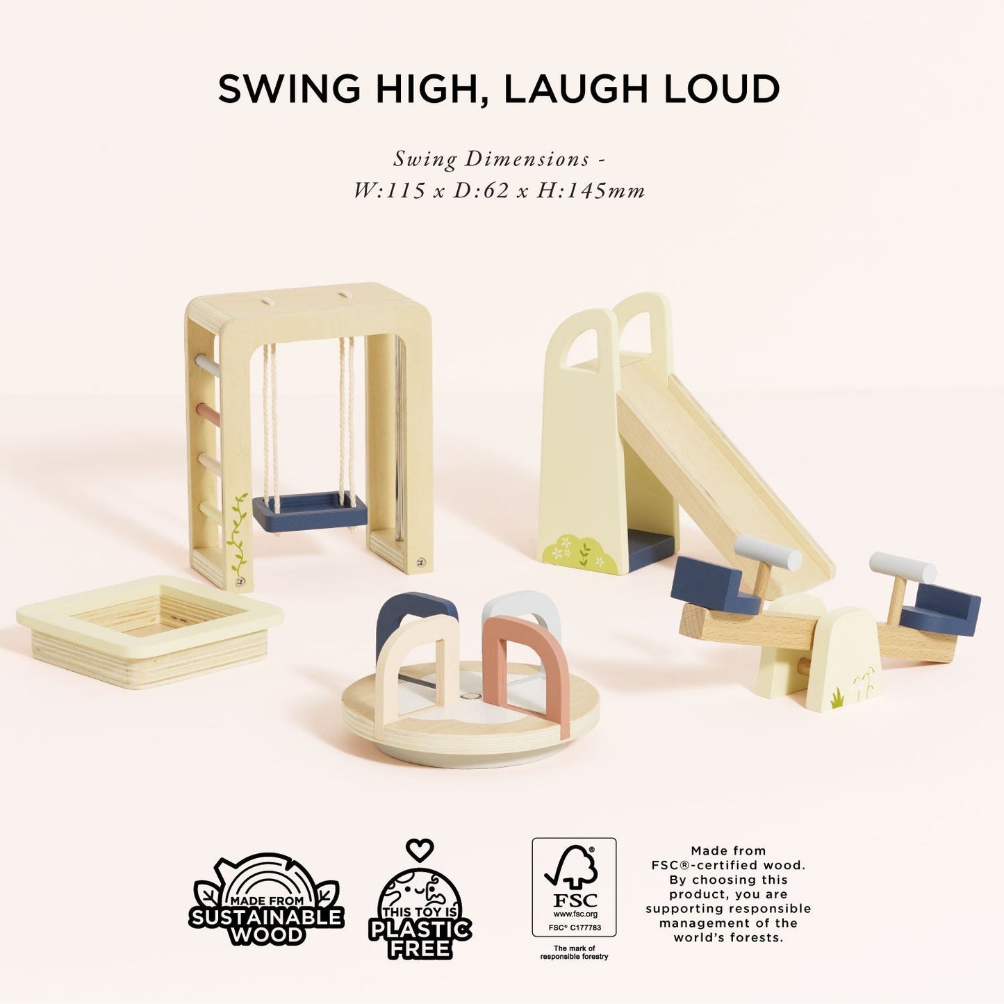 Dolls House Outdoor Play Furniture - Toby Tiger UK