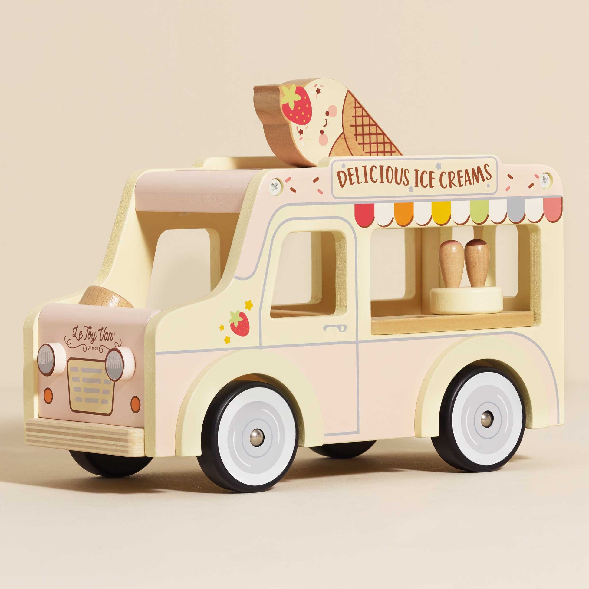 Wooden Ice Cream Van - Toby Tiger UK
