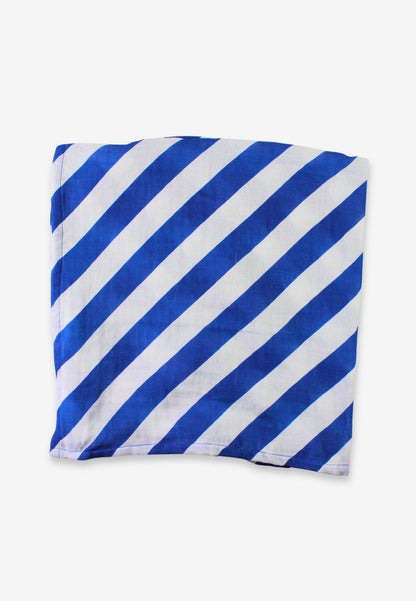 Organic Seagull Harbour Print 2 Pack Muslins - Toby Tiger