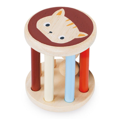 Rolling Kitten Rattle - Toby Tiger