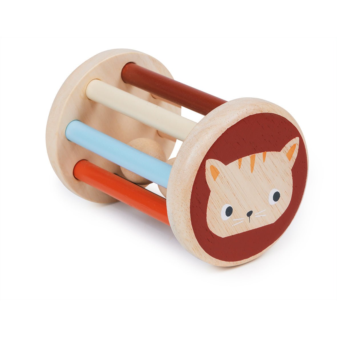 Rolling Kitten Rattle - Toby Tiger