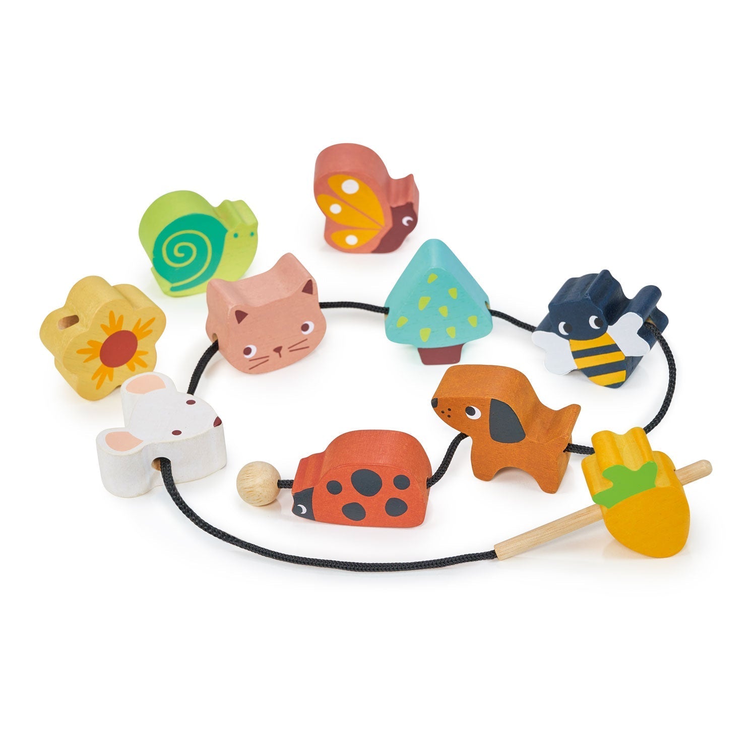 Garden Threading Beads - Toby Tiger