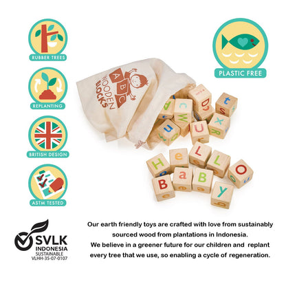 Alphabet Spelling Blocks - Toby Tiger