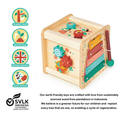 Toddler Avctivity Cube - Toby Tiger