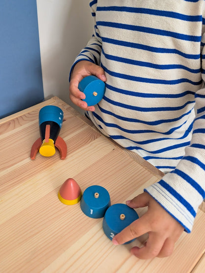 Stacking and Counting Rocket - Toby Tiger UK