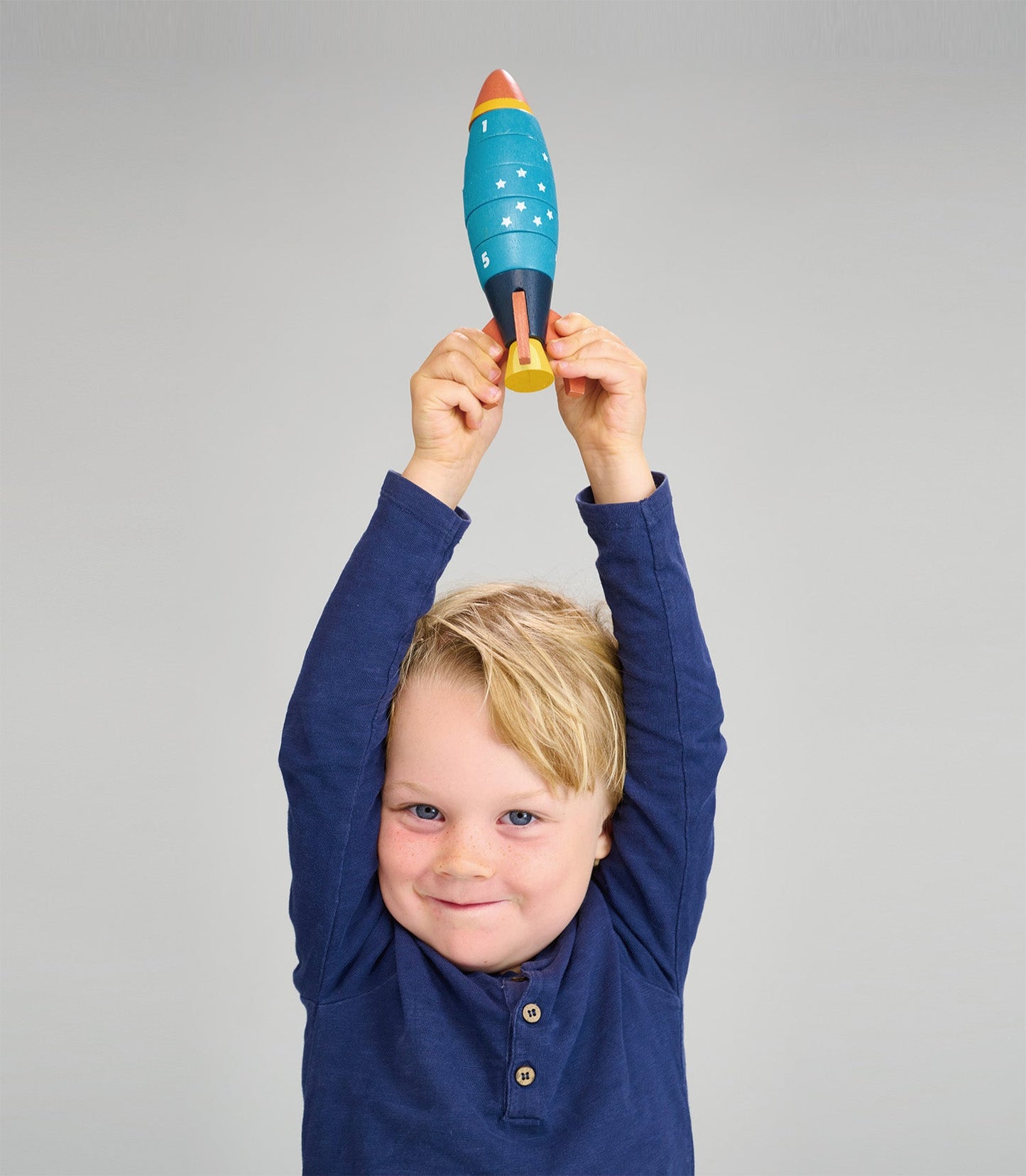 Stacking and Counting Rocket - Toby Tiger