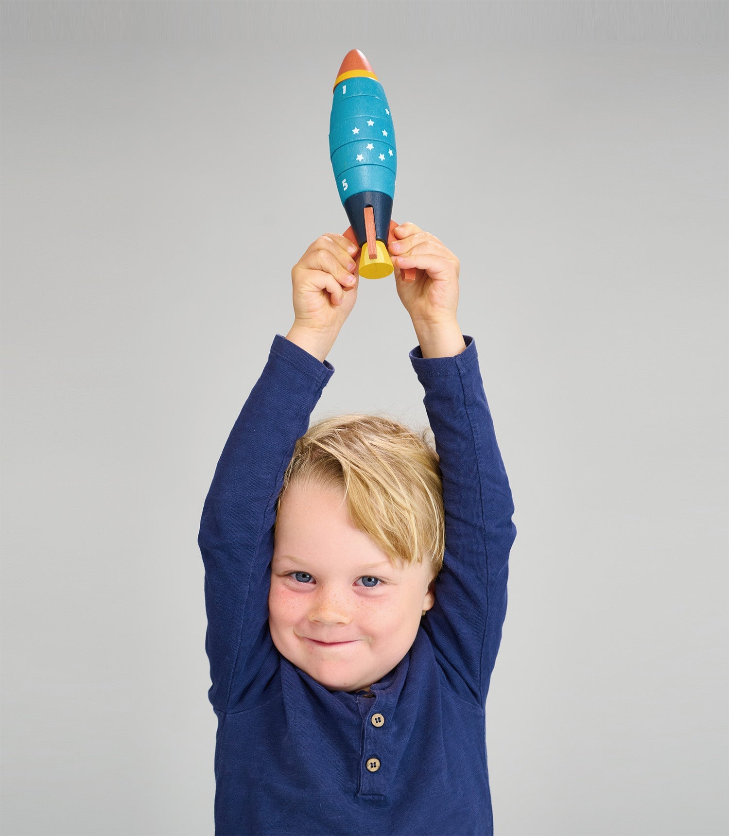 Stacking and Counting Rocket - Toby Tiger