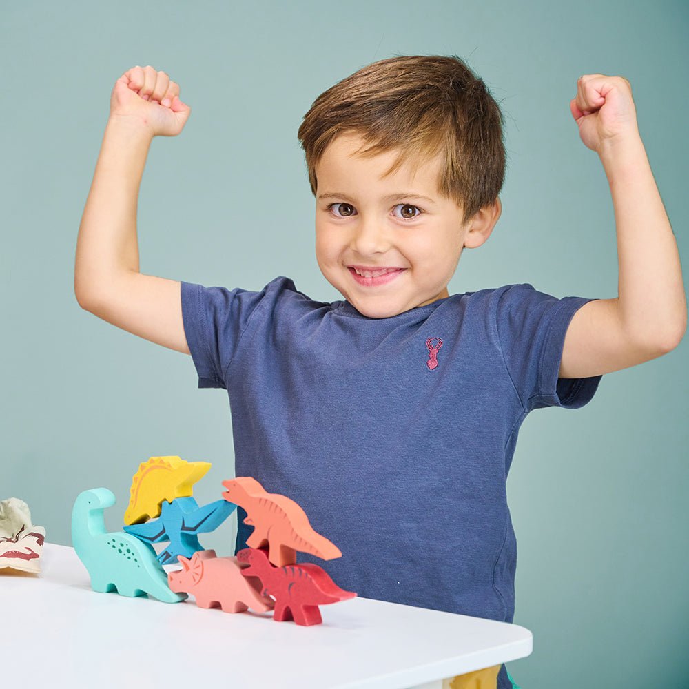 Happy Stacking Dinosaurs - Toby Tiger