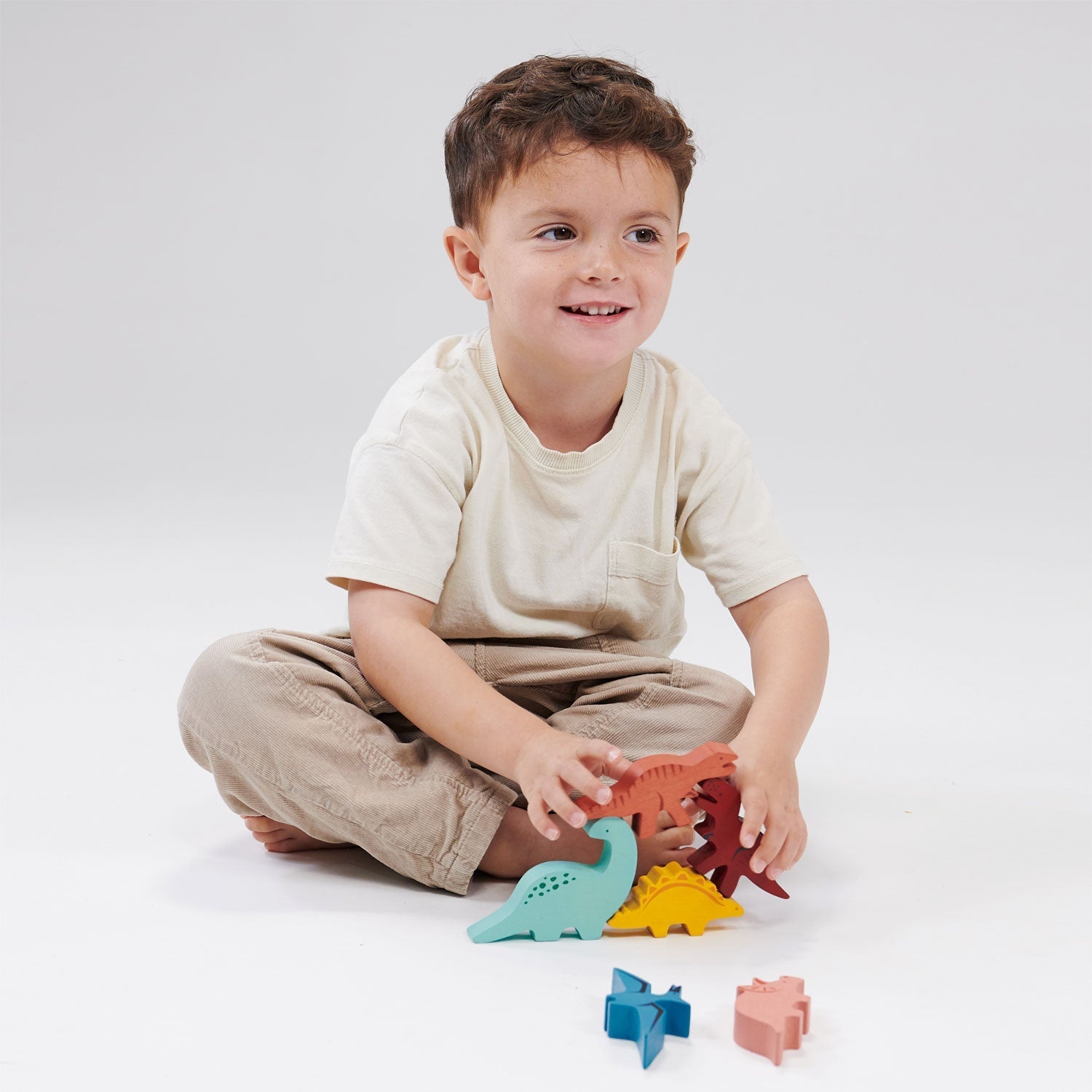 Happy Stacking Dinosaurs - Toby Tiger