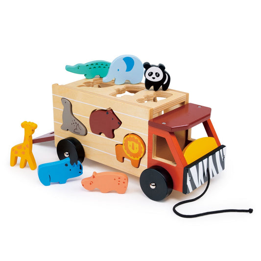 Shape Sorting Safari Truck - Toby Tiger