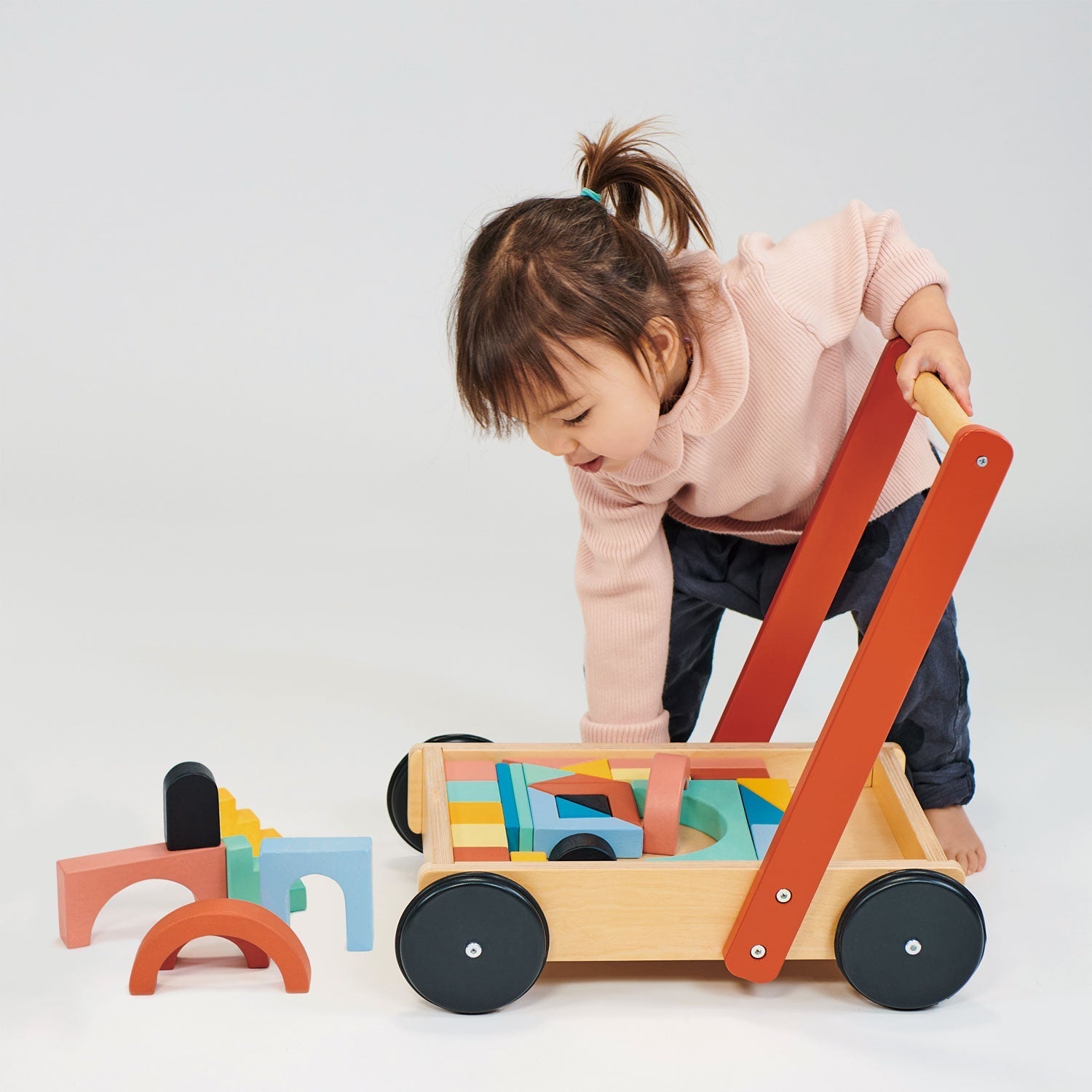 Bambino Block Trolley - Toby Tiger